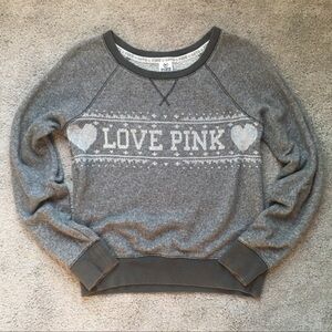 PINK Bling Christmas Sweater M
